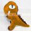 2017 New 10cm Plush Brown Mini Dinosaur Toys Pendant Fashion Custom Stuffed Animal Soft Tiy Plush Dinosaur Keychain