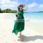 china manvfacture Long dress chiffon new style green sexy pictures of girls without dress long one piece dress clothing women
