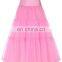 Grace Karin Women's Retro Crinoline Pink Underskirt Petticoat for Vintage Dress CL010421-5