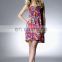 New design women floral dress manufacturer