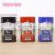 Europe 2018 newest creative school stationery product wholesale cheap nice colored plastic pencil sharpener free samples