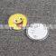 plastic logo customized acrylic pin badge