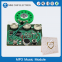 Slide tongue sound module greeting card sound module with light sensor