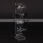 Custom design acrylic plastic plexiglass indsutrial factory direct sale multilayer transparent glasses display shelf
