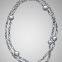 DY Inspired Sterling Silver White Pearl Wrap Chain Necklace