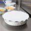 Round 9 Inch Disposable Aluminum Foil Pan Take Out Food Containers with Flat Board Lids