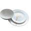 12pcs Hammered Round shape Melamine dinnerware set