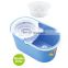 most popular microfiber 360 twister hand press super easy floor dust cleaning spin magic rotating mop