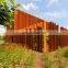 rusted steel panel cladding