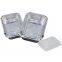 Aluminum Pans with Lids (800 ML), Aluminum Disposable Pans for Takeout and Catering, Aluminum Pans for Toaster Oven, Foil Pans for Baking, Cooking, Heating, Storing Food-[100 Pack]