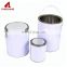 Thickness 0.22-0.25mm round chemical tin can with metal cover