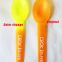 BPA free heat sensitive color change plastic baby spoon