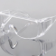 Protective eye goggles with transparent Polycarbonate lens