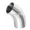 Chinese factory AISI ASTM 45 90 degree stainless steel elbow 316 321 304