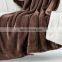 100% polyester sherpa flannel blanket two sides brushed cozy fleece throw