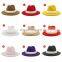 Wool Jazz Fedora Hats Casual Women Leather Pearl Ribbon Felt Hat White Pink Yellow Panama Trilby Formal Party hats 58-61CM