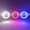 2 Functions Auto LED DRL Daytime Running Light For Mitsubishi Outlander 2006-2018 Car Angel Eyes Fog Lamp Foglight