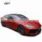 High quality carbon fiber body kit for Tesla model s front bumper rear bumper side skirts and wing spoiler exhaust