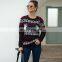 New Ugly Christmas Women's Jacquard Knitwear Long Sleeve Pullover