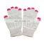 HY Acrylic warm  colorful Smart Finger Touch Gloves