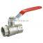 nickel plate Casting Brass Ball Valve supplier