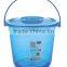 Round Plastic Large Bucket with Lid and Handle