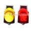 Best price customized available LED flashing solar powered traffic warning light