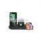 New Arrival Mobile Phone Charge Stand 4 in 1 Foldable Stand 15W Qi Fast Charging Dock Wireless Charger For iPhone Airpods Watch