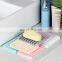 Light Weight Sustainable 2022 Pink Eco Friendly Travel Portable Bathroom Silicone Bar Dish Soap Holder