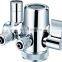 PATENT 1/4 Water Splitter Valve 3 infall and 3 way out Diverter Valve