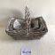 Flower Garden Basket Elm Woven Plant Basket New Design