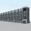 Electric intelligent sliding door factory courtyard translation linear door automatic aluminum alloy factory gate electric telescopic door