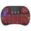 Custom Logo 7 Color RGB Backlit Mini Wireless Keyboard for TV Box Air Computer Mouse Keyboards