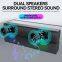 Nuevo dise?o de altavoz de computadora S10 de escritorio con retroiluminación colorida, a prueba de agua, cableado, sonido hi-fi, cancelación de ruido, altavoz para el hogar inteligente
