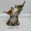 Polyresin Solar Powered Bird Figurine Lawn Light & Garden Decoration