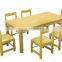 Height adjustableJT-2315 preschool kindergarten six seats cheap kids plastic party study table and chair set