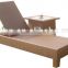 wholesale price patio poly rattan outdoor chaise lounge