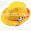 colorful child hat kids straw hat
