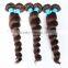 Loose Wave 28 inch virgin remy indian hair weft with competitive cost