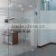 China factory price meeting room swing door stainless steel curved pivot