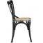 Raymer Furniture birch black white event wedding Cross Back Chair