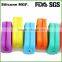  website promotion oem Silicone korean student zipper pencil case bag