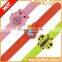 Animal design silicone slap watches for kids