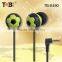 Factory price hot-selling fashionable In-ear turtle&ball shape novelty earbuds