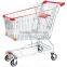 Trade Assurance hot selling metal grocery cart, 4 wheel carts, metal cart wheels