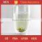 Egg shaped 450ml high borosilicate double wall glass cup