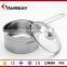 Small Single Handle Durable 304 Stainless Steel Milk Pot