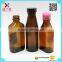 Medicine amber rectangle Syrup Bottle 100ml