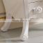 Marble top solid wood Euro style luxury bathroom vanities with Irregular Shape cabinets S-6939