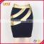 Women Office new fashion skirt design black golden ladies latest design skirt